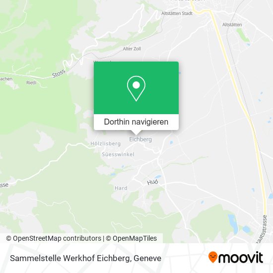 Sammelstelle Werkhof Eichberg Karte