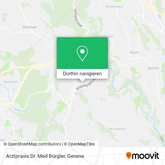 Arztpraxis Dr. Med Bürgler Karte