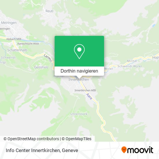 Info Center Innertkirchen Karte