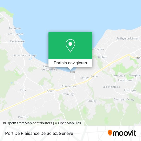 Port De Plaisance De Sciez Karte