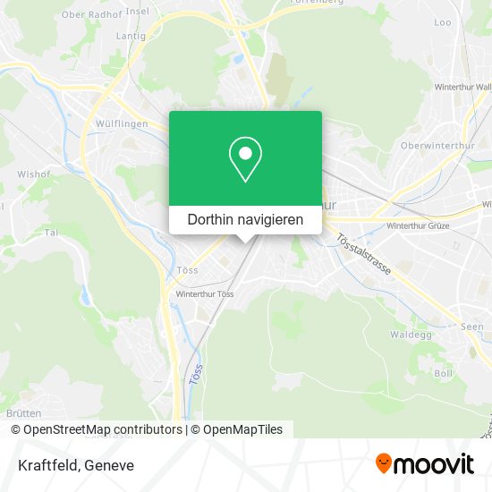 Kraftfeld Karte