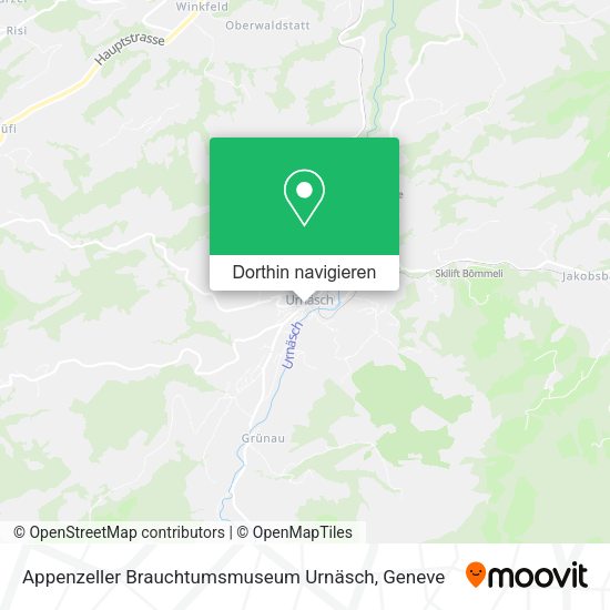 Appenzeller Brauchtumsmuseum Urnäsch Karte
