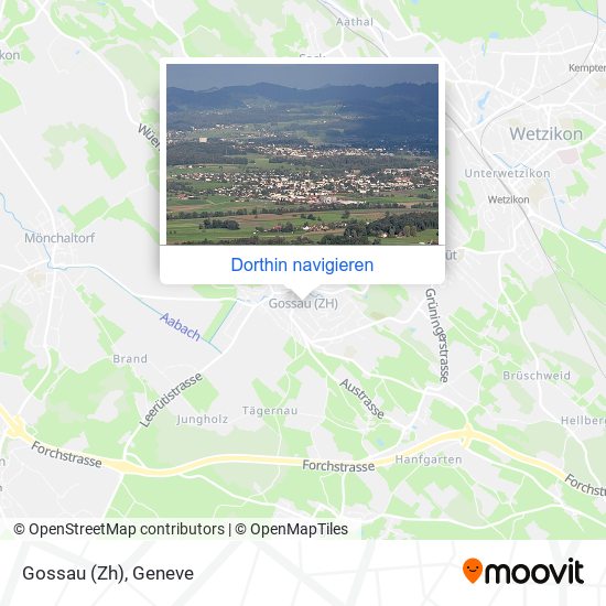 Gossau (Zh) Karte