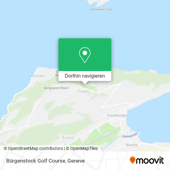 Bürgenstock Golf Course Karte