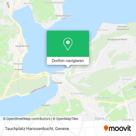 Tauchplatz Harissenbucht Karte