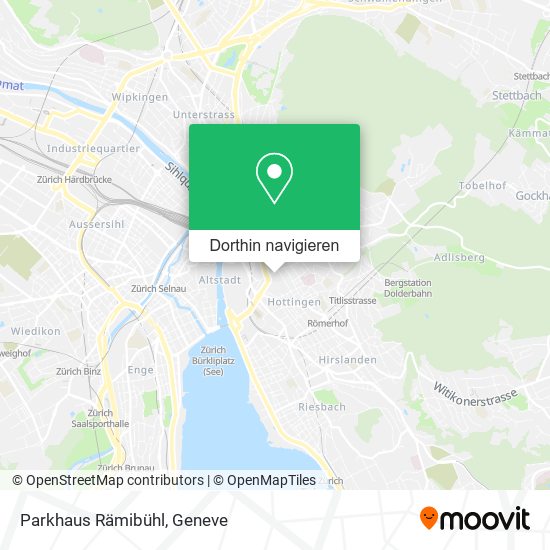 Parkhaus Rämibühl Karte