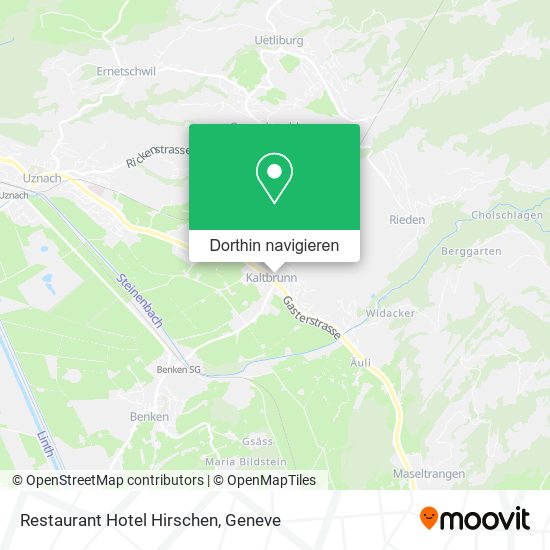 Restaurant Hotel Hirschen Karte