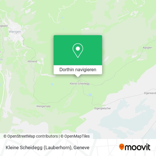 Kleine Scheidegg (Lauberhorn) Karte