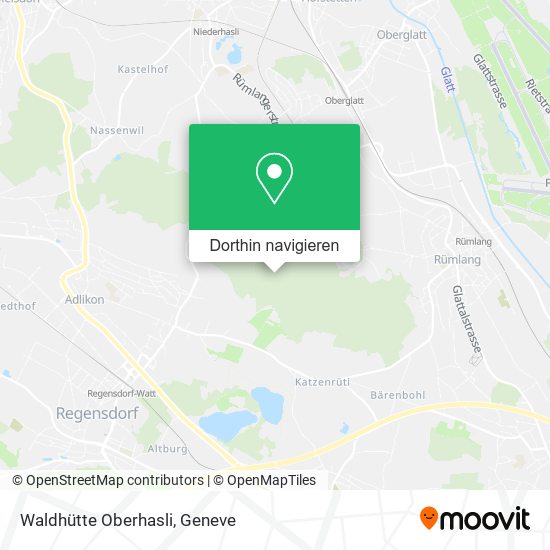 Waldhütte Oberhasli Karte