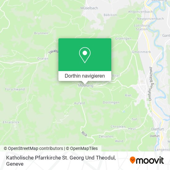 Katholische Pfarrkirche St. Georg Und Theodul Karte