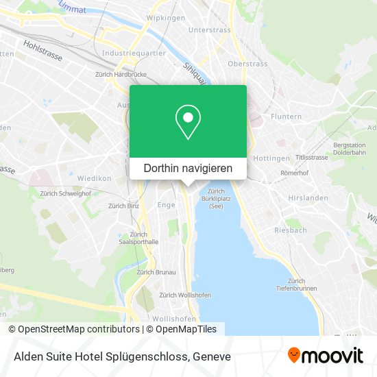 Alden Suite Hotel Splügenschloss Karte