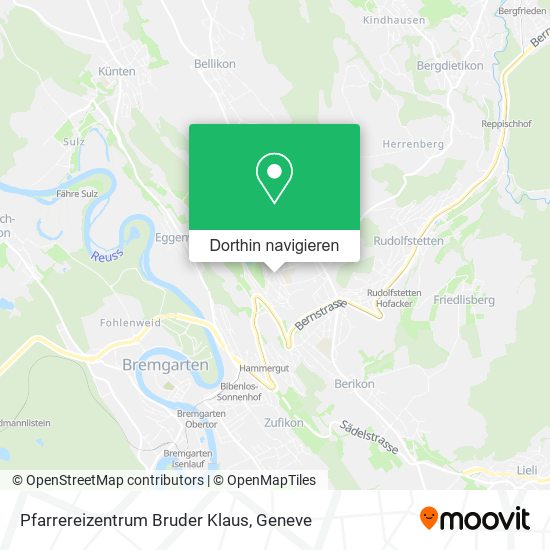 Pfarrereizentrum Bruder Klaus Karte