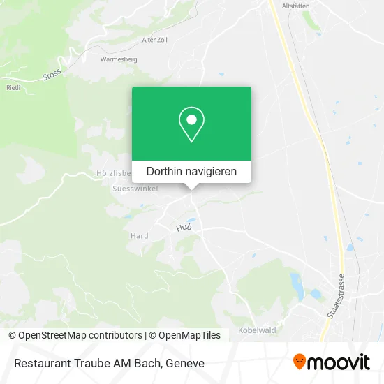 Restaurant Traube AM Bach Karte