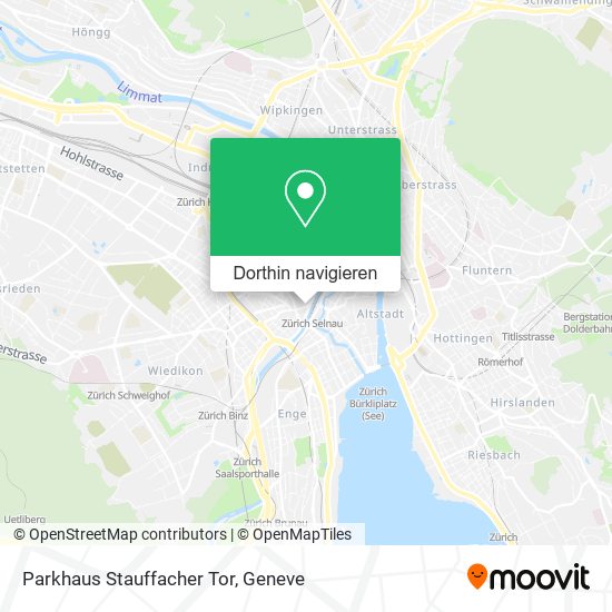 Parkhaus Stauffacher Tor Karte