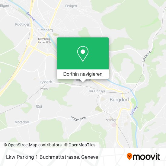 Lkw Parking 1 Buchmattstrasse Karte