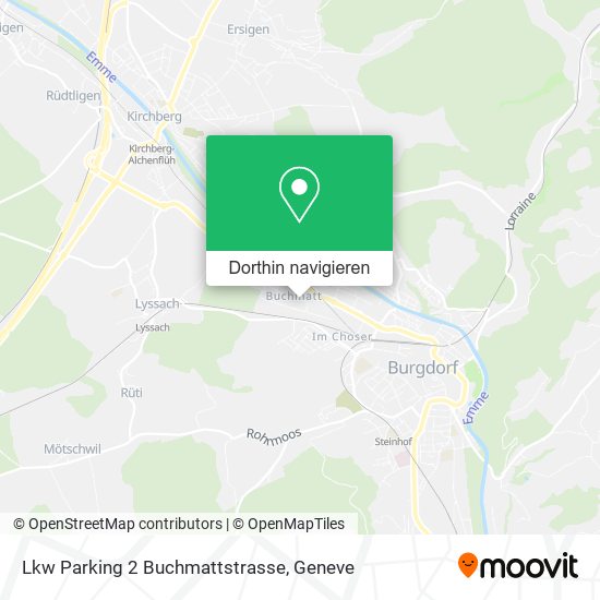 Lkw Parking 2 Buchmattstrasse Karte