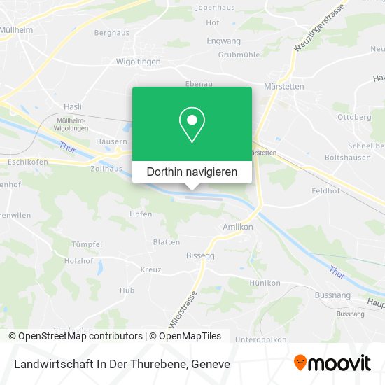 Landwirtschaft In Der Thurebene Karte