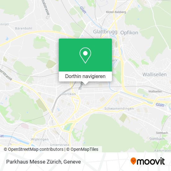 Parkhaus Messe Zürich Karte