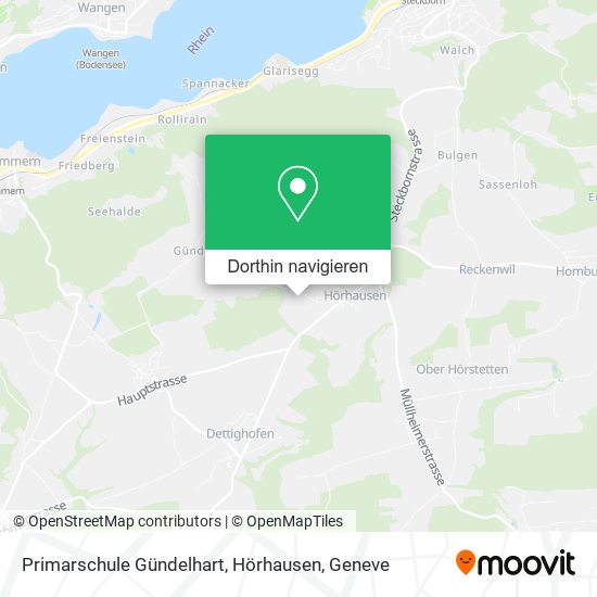 Primarschule Gündelhart, Hörhausen Karte