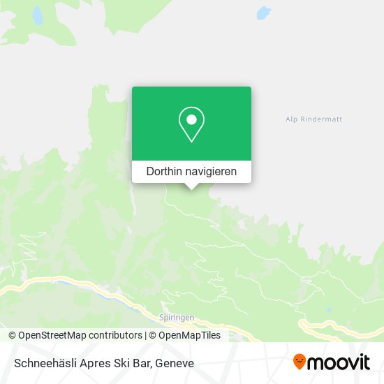 Schneehäsli Apres Ski Bar Karte