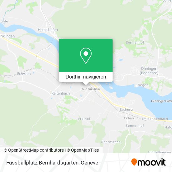 Fussballplatz Bernhardsgarten Karte