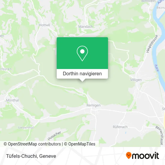 Tüfels-Chuchi Karte