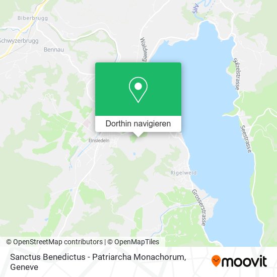 Sanctus Benedictus - Patriarcha Monachorum Karte
