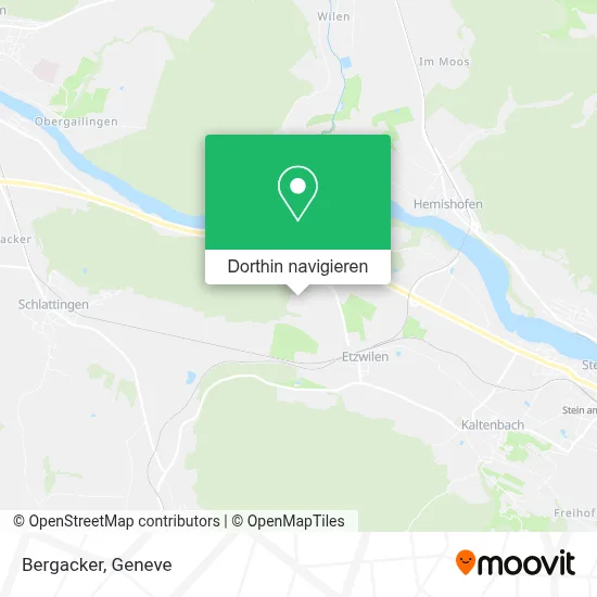Bergacker Karte