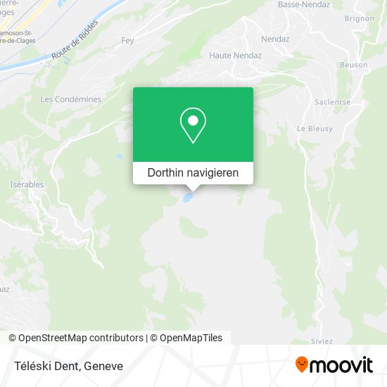Téléski Dent Karte