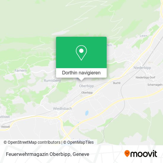 Feuerwehrmagazin Oberbipp Karte