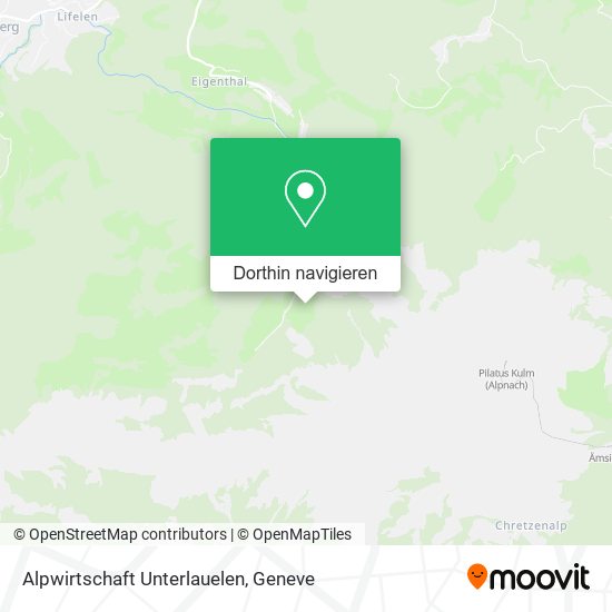 Alpwirtschaft Unterlauelen Karte