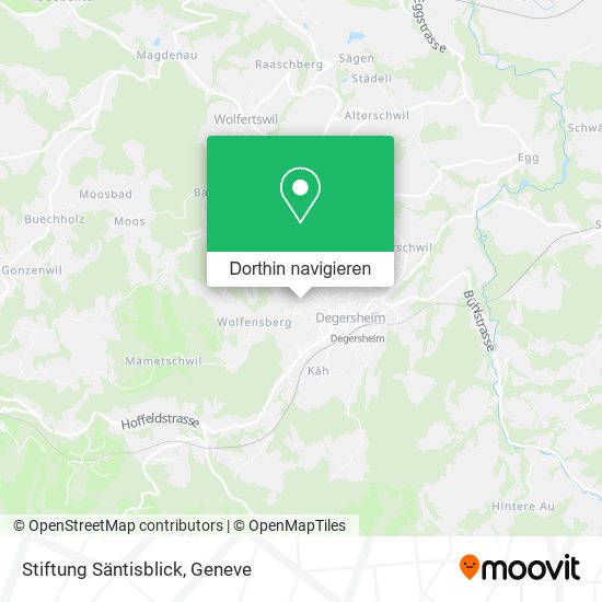 Stiftung Säntisblick Karte