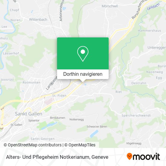 Alters- Und Pflegeheim Notkerianum Karte
