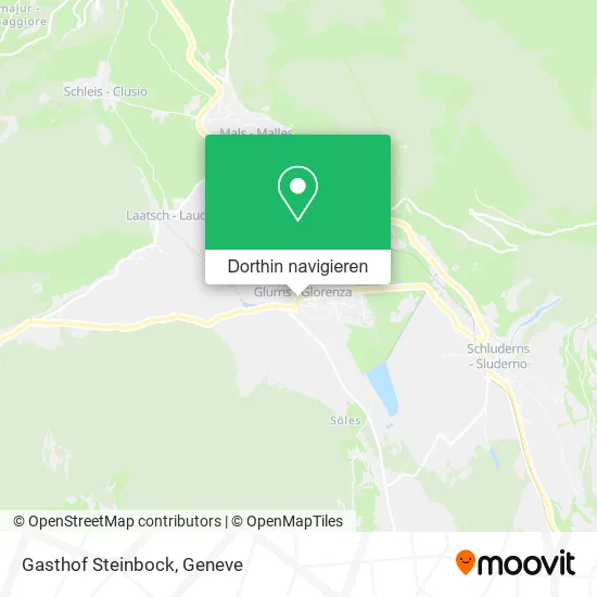 Gasthof Steinbock Karte