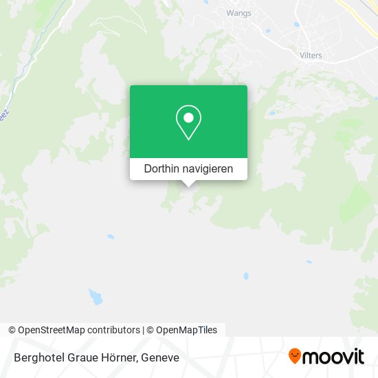 Berghotel Graue Hörner Karte