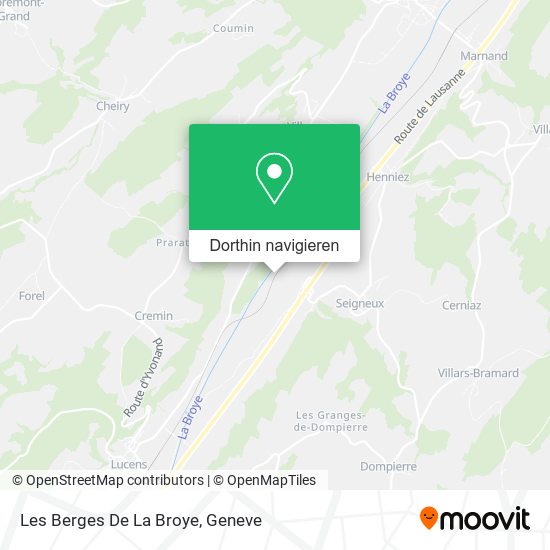 Les Berges De La Broye Karte