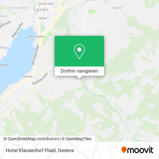 Hotel Klausenhof Flüeli Karte