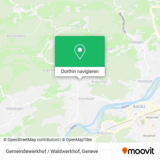Gemeindewerkhof / Waldwerkhof Karte