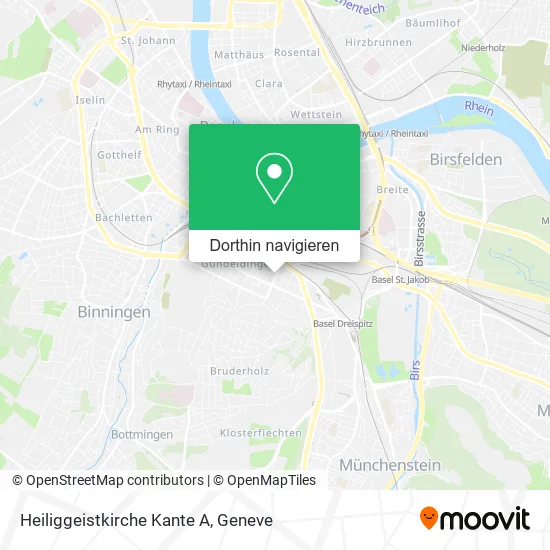 Heiliggeistkirche Kante A Karte