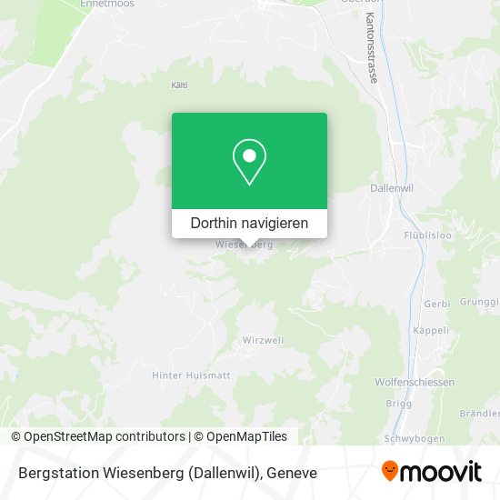 Bergstation Wiesenberg (Dallenwil) Karte