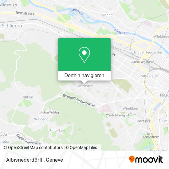 Albisriederdörfli Karte