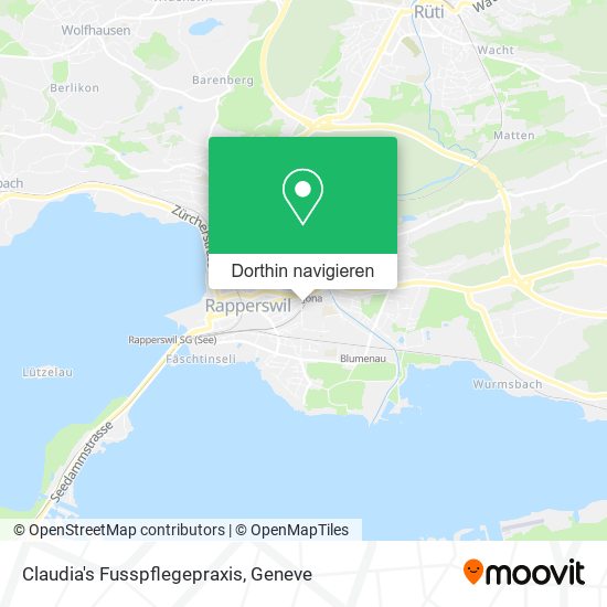 Claudia's Fusspflegepraxis Karte