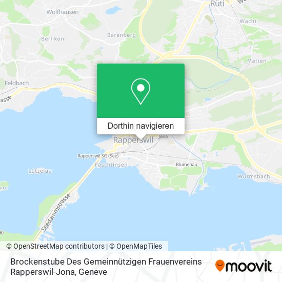 Brockenstube Des Gemeinnützigen Frauenvereins Rapperswil-Jona Karte