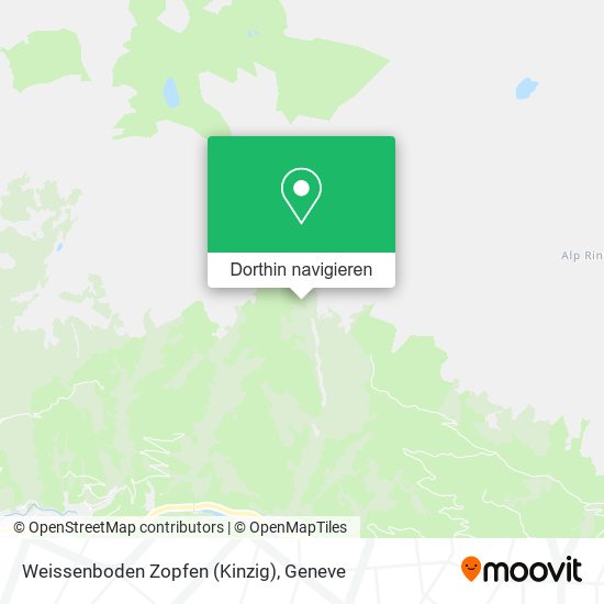 Weissenboden Zopfen (Kinzig) Karte