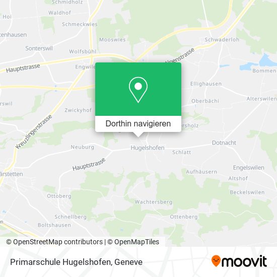 Primarschule Hugelshofen Karte