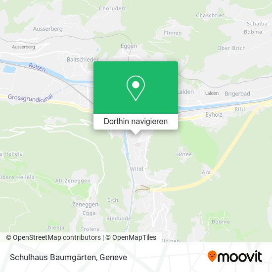 Schulhaus Baumgärten Karte