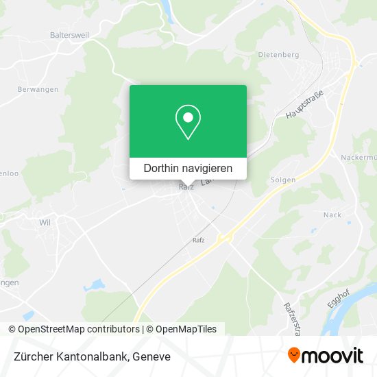 Zürcher Kantonalbank Karte