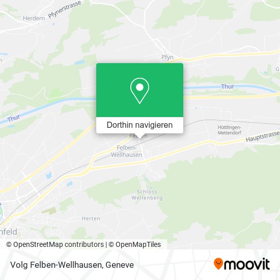 Volg Felben-Wellhausen Karte