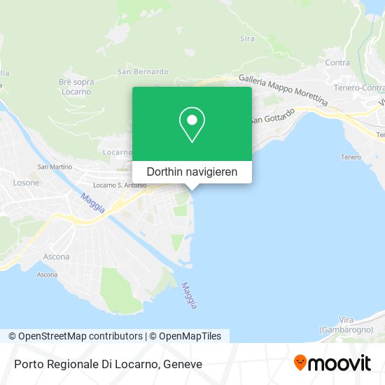 Porto Regionale Di Locarno Karte