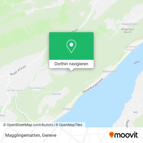 Magglingematten Karte